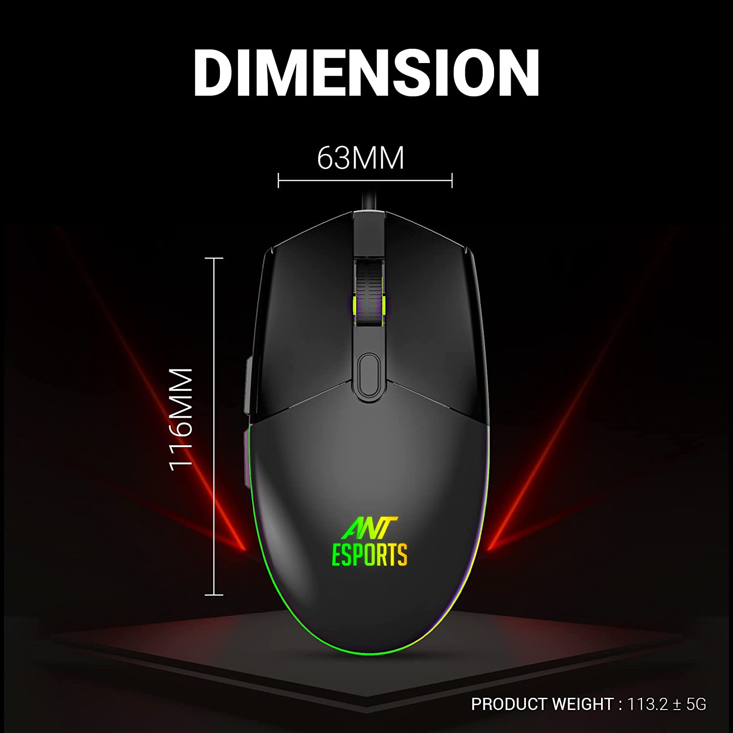 Ant Esports KM1600 Gaming Keyboard &amp; Mouse Combo image 6