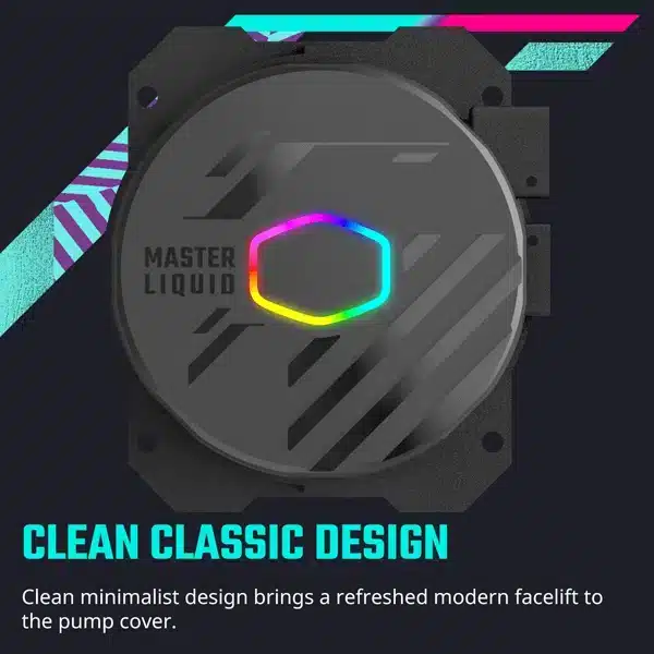 Cooler Master MasterLiquid 240L Core ARGB (Black) AIO Liquid Cooler image 8