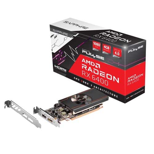 Sapphire PULSE RX 6400 4GB Graphics Card