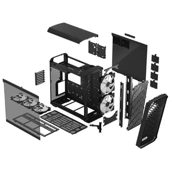 Fractal Design Torrent TG Light Tint RGB (Black) Cabinet image 16