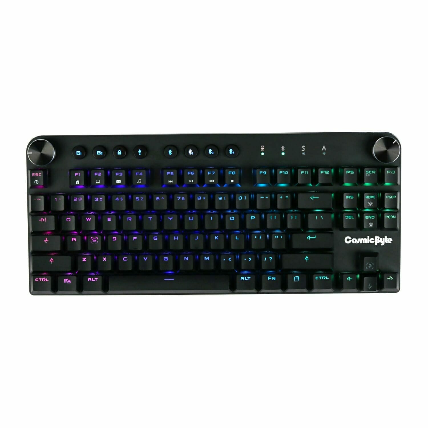 Cosmic Byte Sirius (CB-GK-14) Per Key RGB Wireless Blue Switches ...