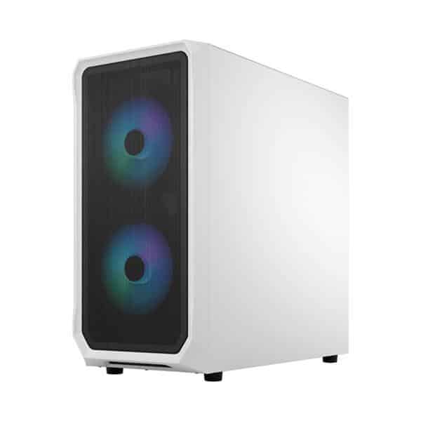 Buy Fractal Design Focus 2 Mesh RGB TG Clear Tint (White)