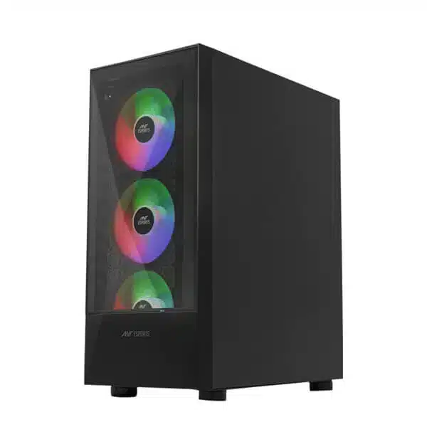 Ant Esports ICE-100 Auto RGB (Black) Cabinet modxcomputers