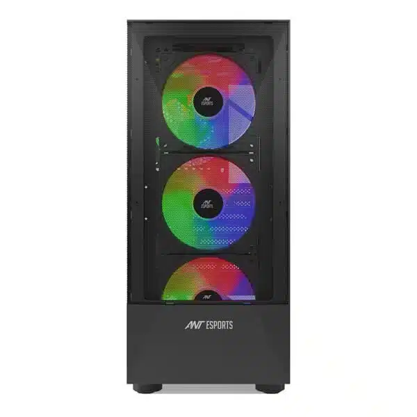 Ant Esports ICE-100 Auto RGB (Black) Cabinet image 6