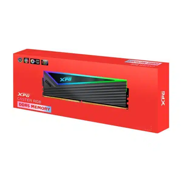 Adata XPG Caster RGB 16GB (16GBx1) DDR5 6000MHz (Black)
