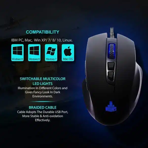Ant Esports GM200W Gaming Mouse (Black)