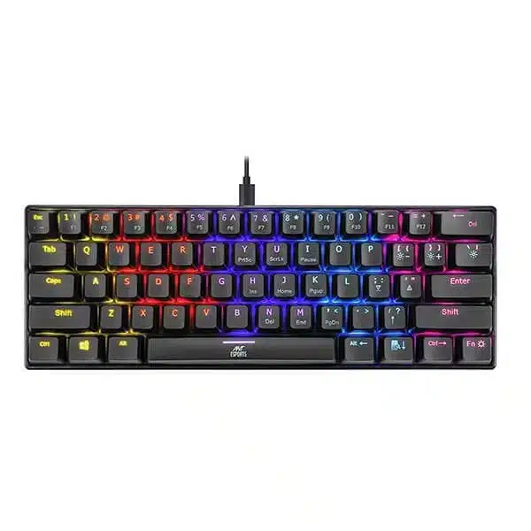 Ant Esports MK1200 Mini Mechanical Gaming Keyboard Red Switches