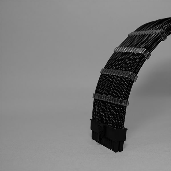 Sensei Mods Custom Sleeved Cables Extension ?�Asphalt Black