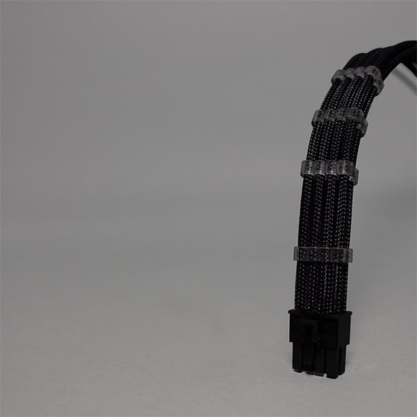Buy Sensei Mods Custom Sleeved Cables Extension ?�Asphalt Black