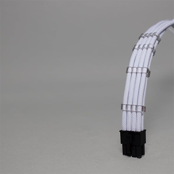 Buy Sensei Mods Custom Sleeved Cables Extension ?�Purity White