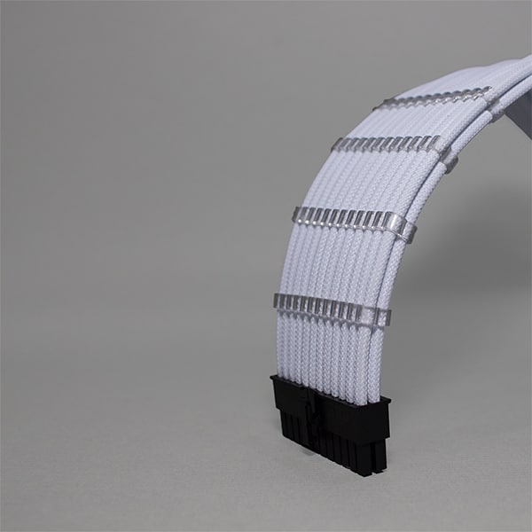 Sensei Mods Custom Sleeved Cables Extension ?�Purity White Mods