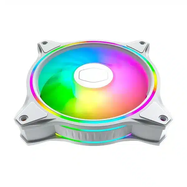 Cooler Master MasterFan MF120 Halo ARGB Cabinet Fan (Triple Pack) (White) Master