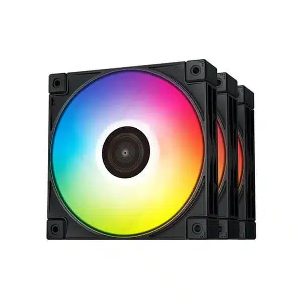 DeepCool FC120 Black ARGB Cabinet Fan (Triple Pack)