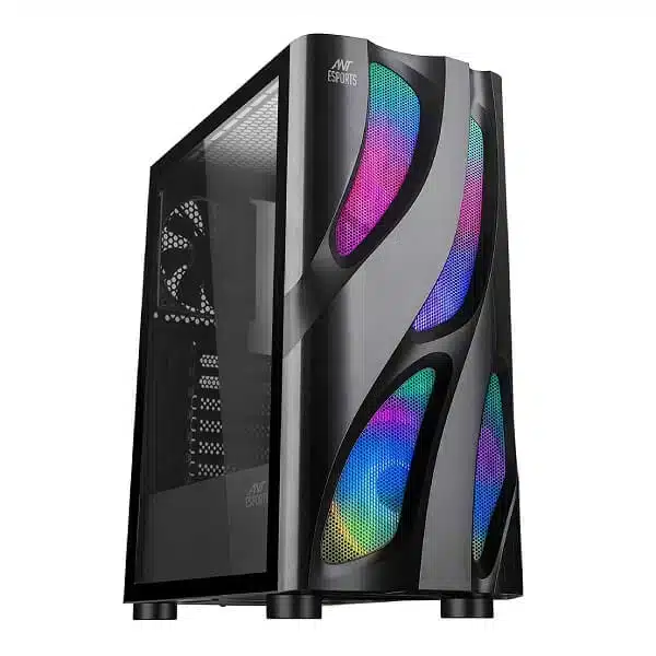 Ant Esports ICE-320TG ARGB (Black)