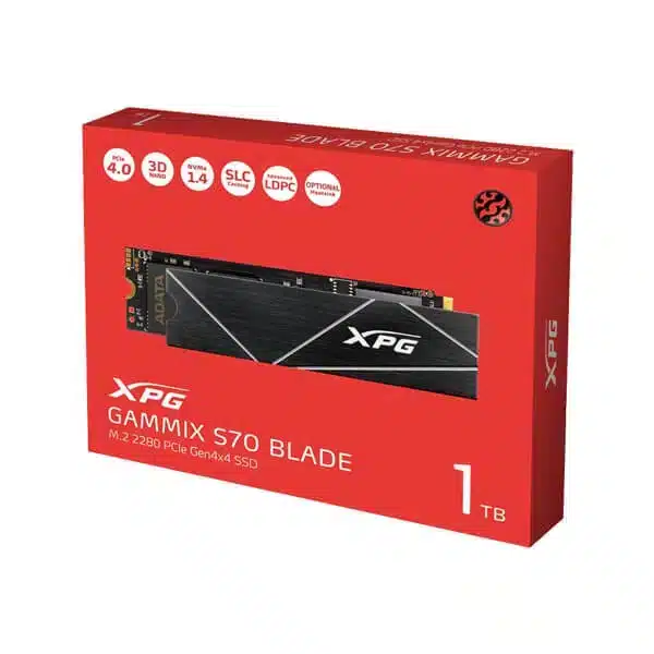 Adata XPG Gammix S70 Blade 1TB M.2 NVMe Gen4 7400MB/s Internal SSD image 6