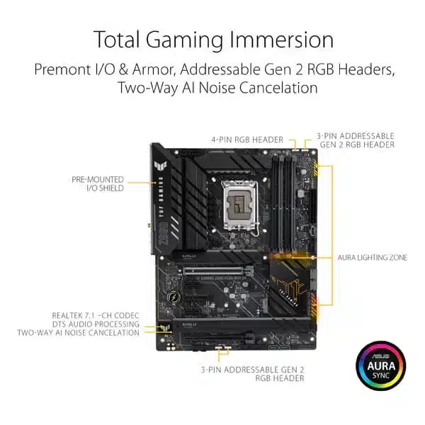 ASUS TUF Gaming Z690 Plus WIFI D4-img(5)