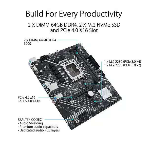 ASUS PRIME H610M-E D4