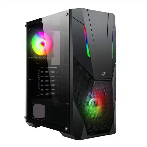 Ant Esports ICE-211TG ARGB (Black)