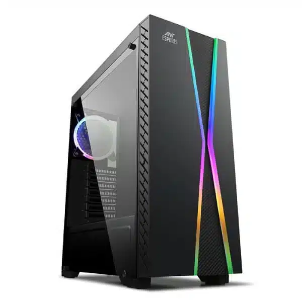 Ant Esports ICE-200TG ARGB (Black)