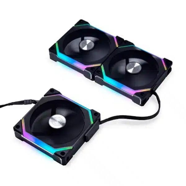 Lian Li UNI Fan SL V2 120 ARGB Cabinet Fan With Controller - Black (Triple Pack)-img(2)