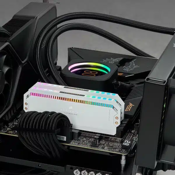 Corsair Dominator Platinum RGB 32GB (16GBx2) DDR5 5600MHz (White) image 8