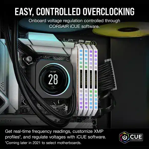 Corsair Dominator Platinum RGB 32GB (16GBx2) DDR5 5600MHz (White) image 6