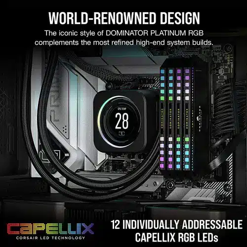 Corsair Dominator Platinum RGB 32GB (16GBx2) DDR5 6000MHz (Black)-img(7)