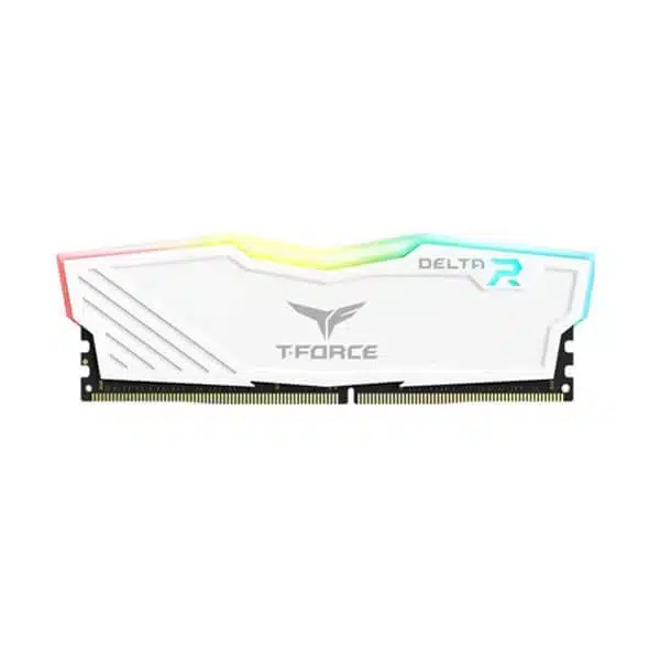 TeamGroup T-Force Delta RGB 16GB (16GBx1) DDR4 CL16 3200MHz (White)