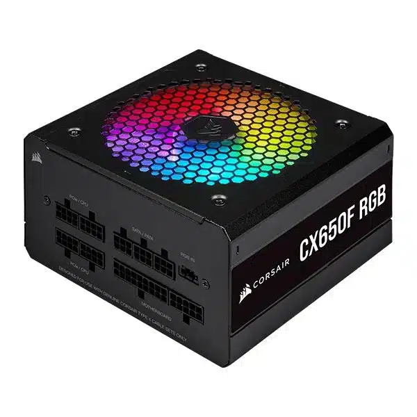 Corsair CX650F RGB 650 Watt 80 Plus Bronze Fully Modular