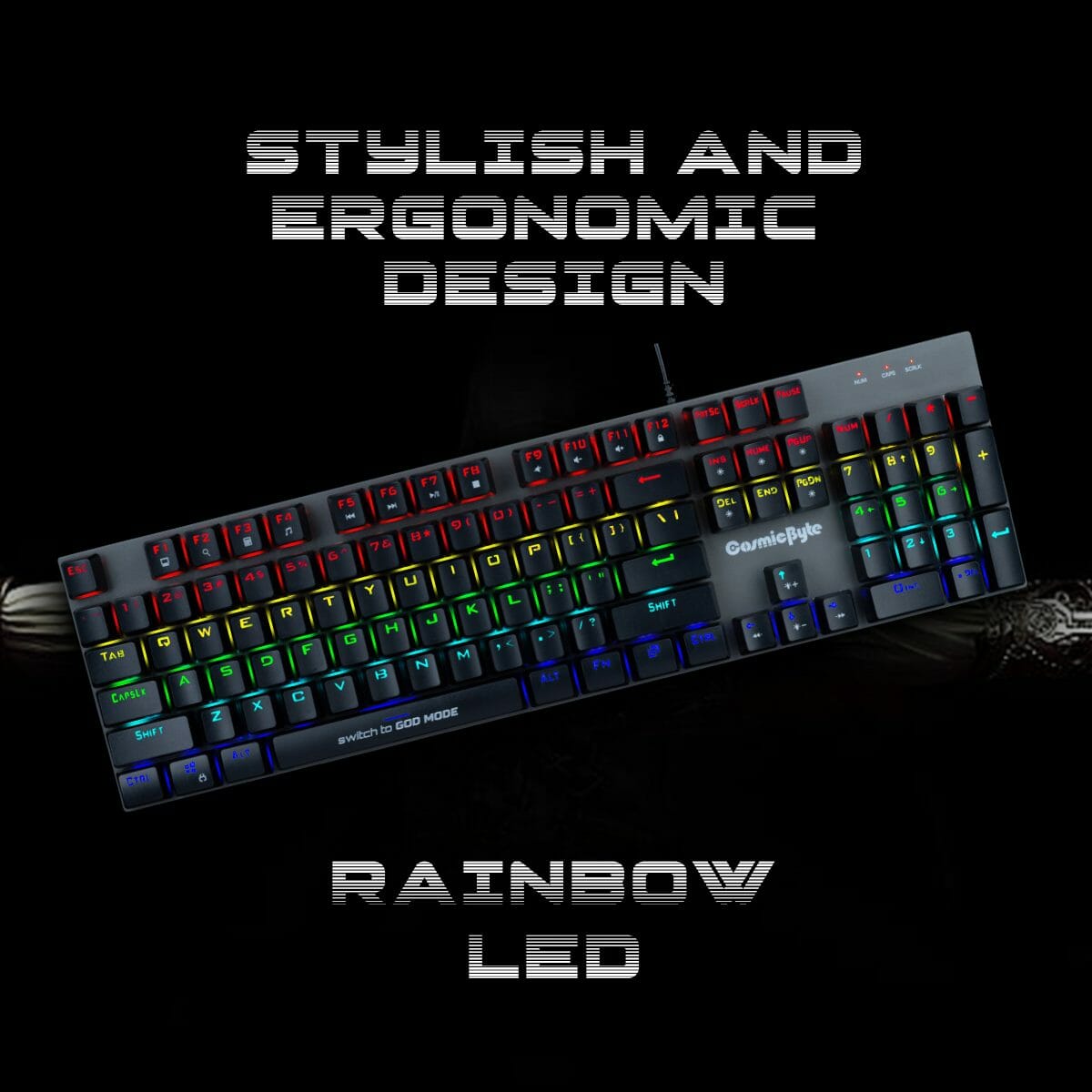 Cosmic Byte Vanth (CB-GK-27) Blue Switches Mechanical Keyboard-img(8)