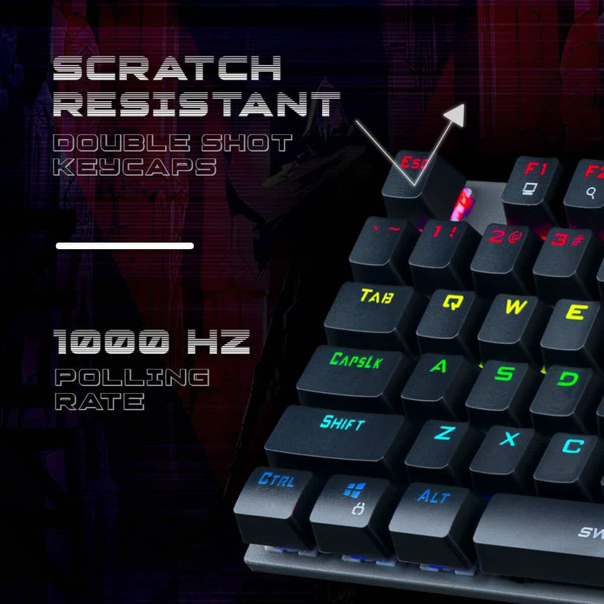 Cosmic Byte Vanth (CB-GK-27) Blue Switches Mechanical Keyboard-img(9)
