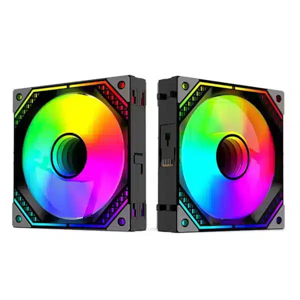 Ant Esports Infinity Flow 120mm ARGB Cabinet Fan (Triple Pack) (Black) Esports