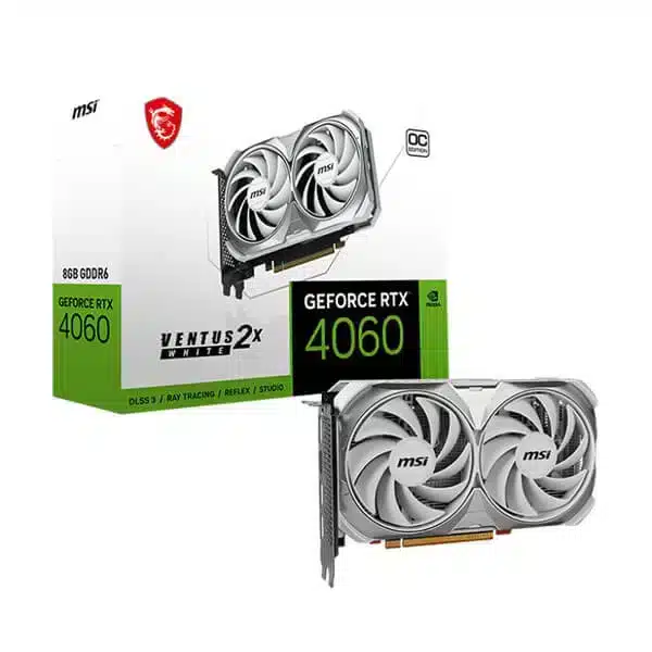 MSI RTX 4060 Ventus 2X White OC 8GB (WHITE)