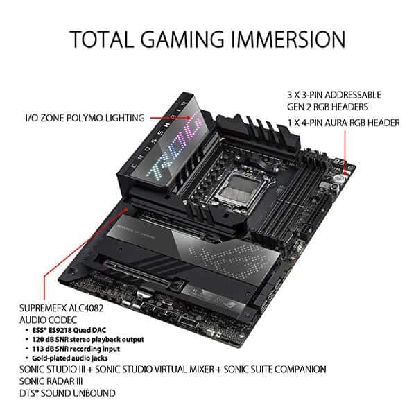 ASUS ROG Crosshair X670E Hero WIFI modxcomputers