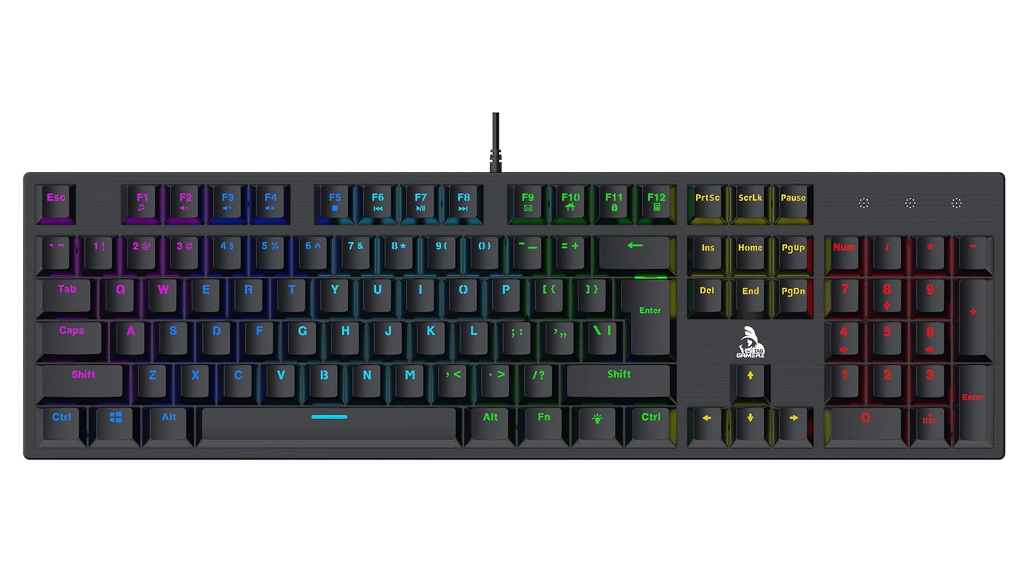 TAG GAMERZ Illume RGB Mechanical Gaming Keyboard (Blue Switches)