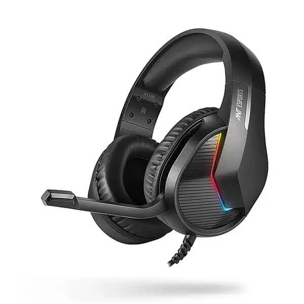 Ant Esports H1100 Pro RGB Gaming Headset With Mic (Black)