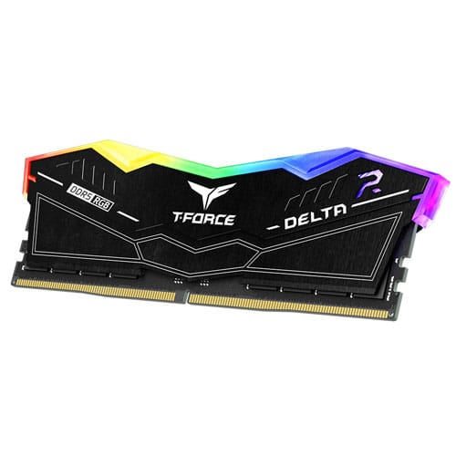 TeamGroup T-Force Delta RGB 16GB (16GBx1) DDR5 CL38 6000MHz (Black) T-Force