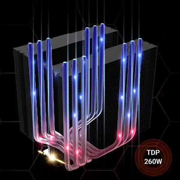 Ant Esports ICE-C621 ARGB Dual Tower (Black) modxcomputers