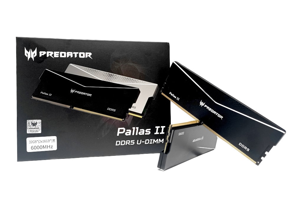 Acer Predator Pallas II 32GB (16GBx2) DDR5 CL30 6000MHz (Black)