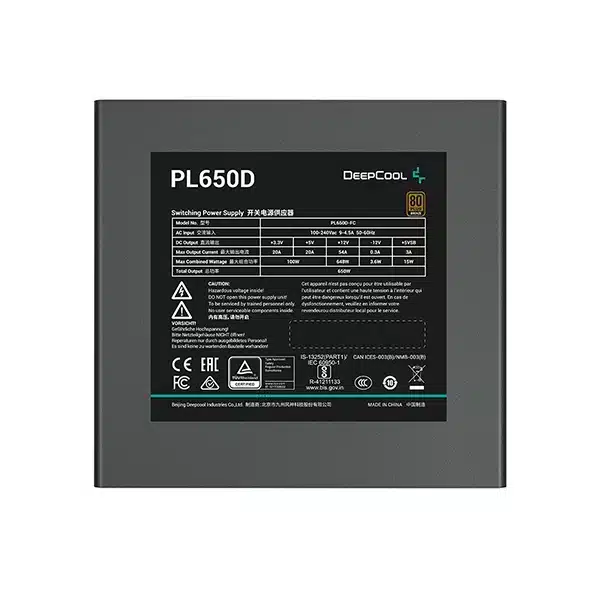 Buy DeepCool PL650D ATX 3.1 650 Watt 80 Plus Bronze