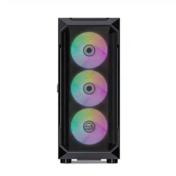 Ant Esports ICE-410TG ARGB (Black) Ant
