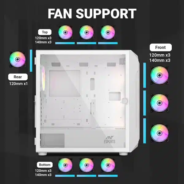 Ant Esports ICE-410TG ARGB (White)-img(5)