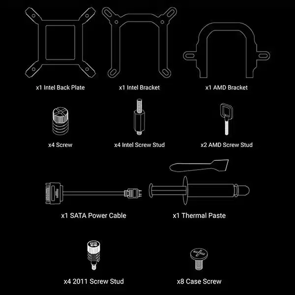 Ant Esports ICE-Glow 240 ARGB (White) image 11