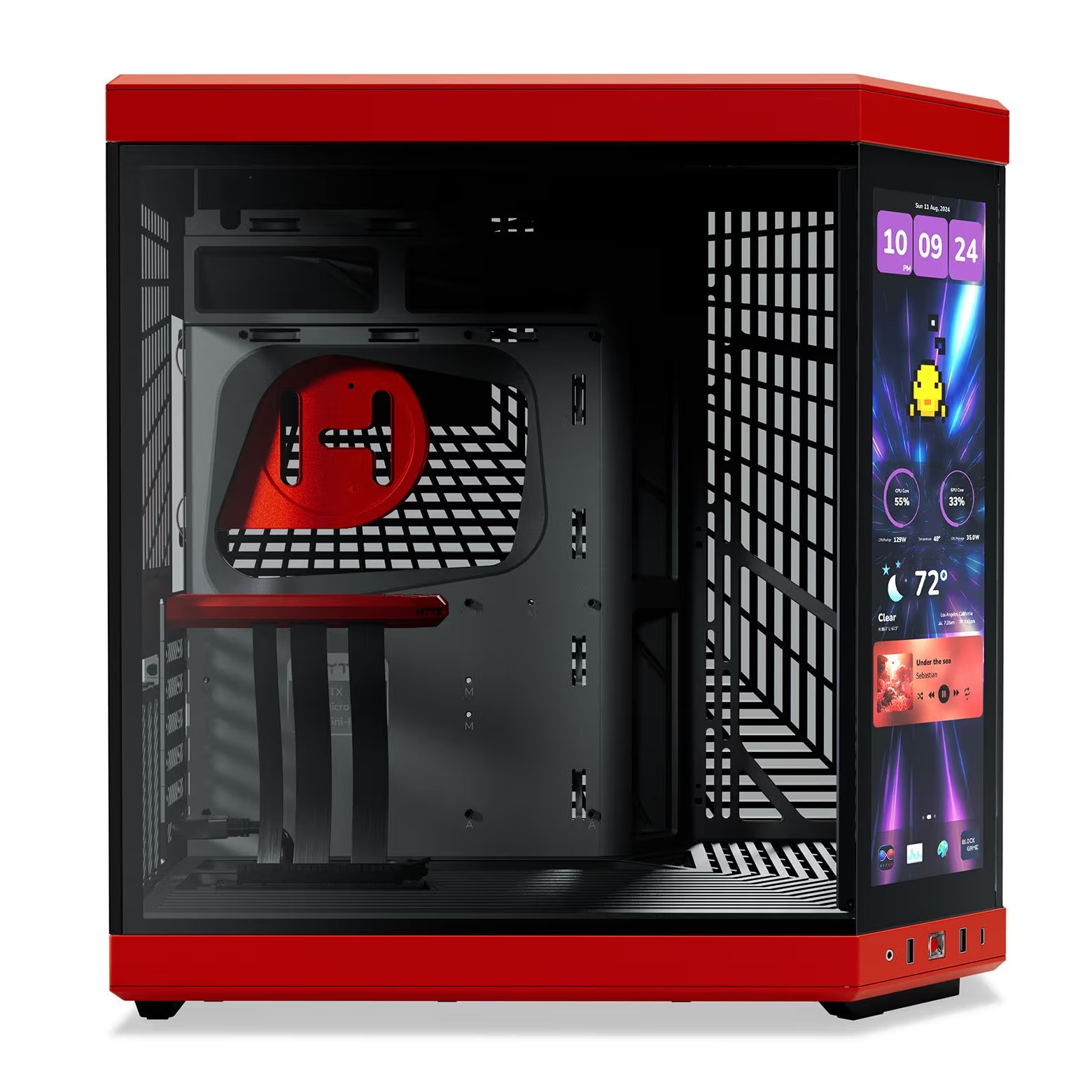Y70 touch infinite - Our New PC Case with LCD Screen - Pitch Black