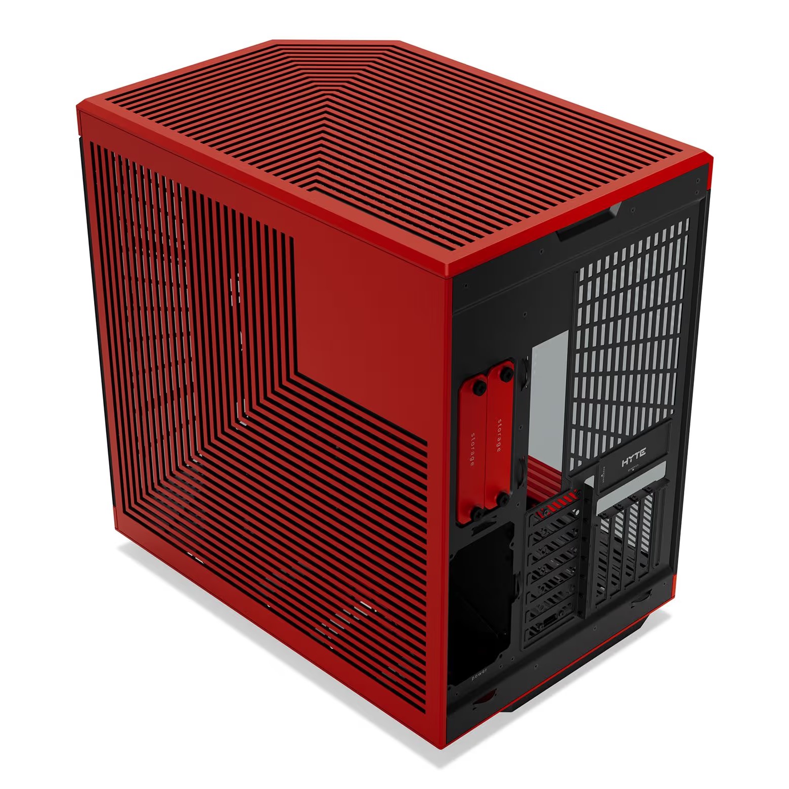 HYTE Y70 Touch Infinite ATX Premium Case (Black and Red) Y70