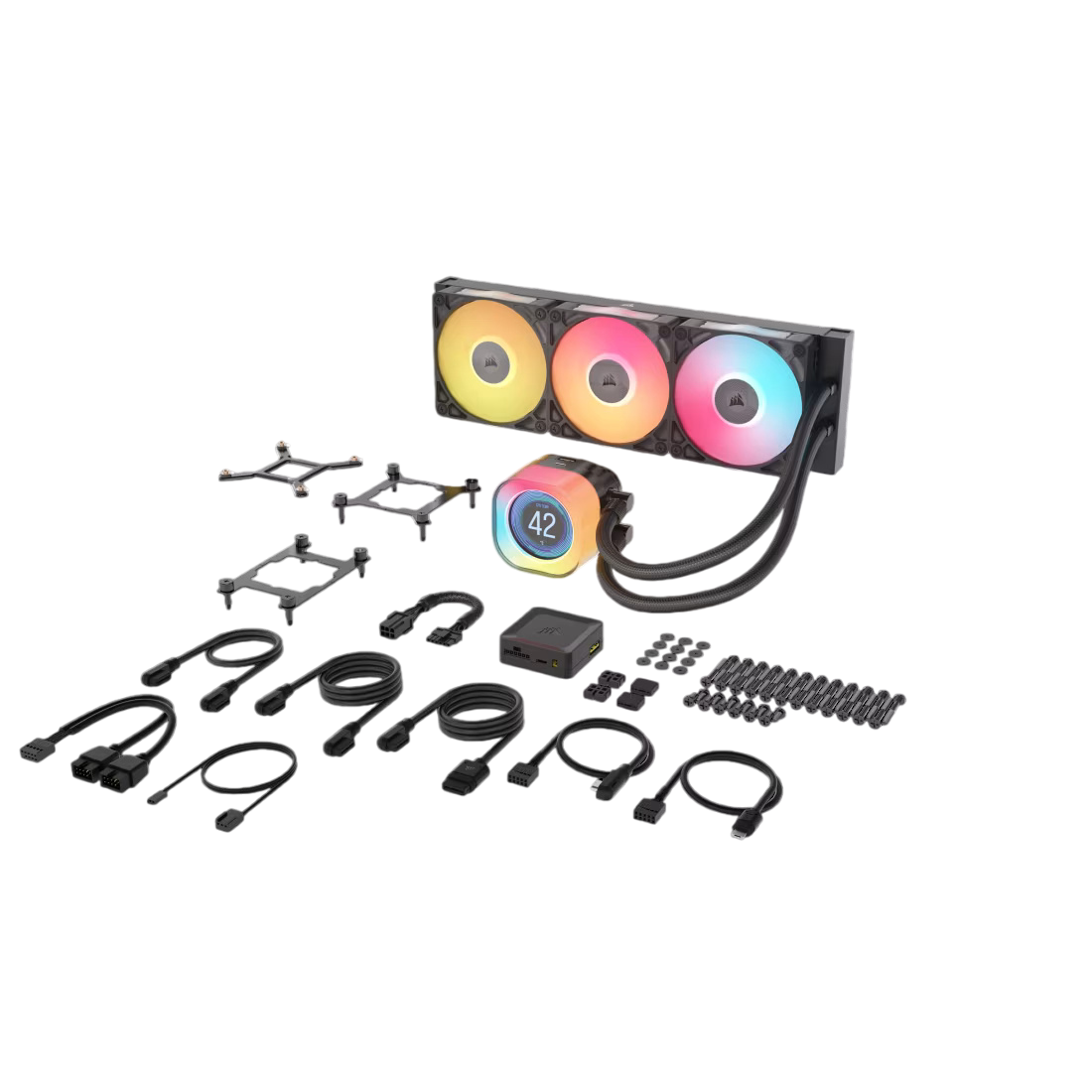 Corsair iCUE LINK TITAN 360 RX LCD RGB (Black)-img(4)