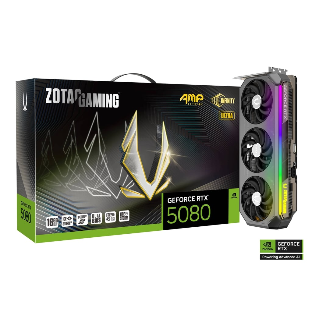 Zotac RTX 5080 AMP Extreme Infinity Ultra 16GB GDDR7