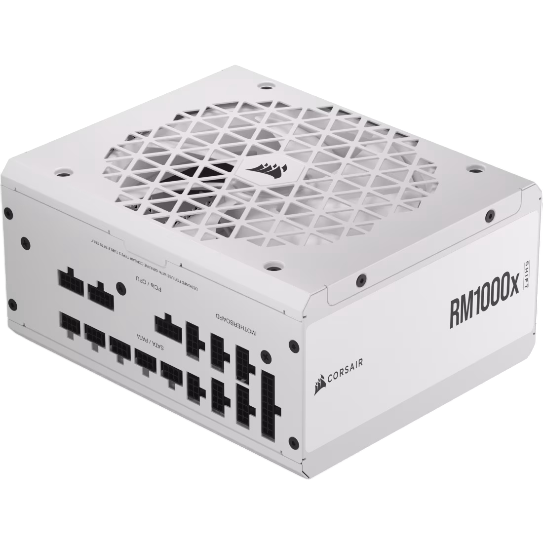 Corsair RM1000x SHIFT White ATX 3.1 1000 Watt 80 Plus Gold Fully Modular (WHITE)