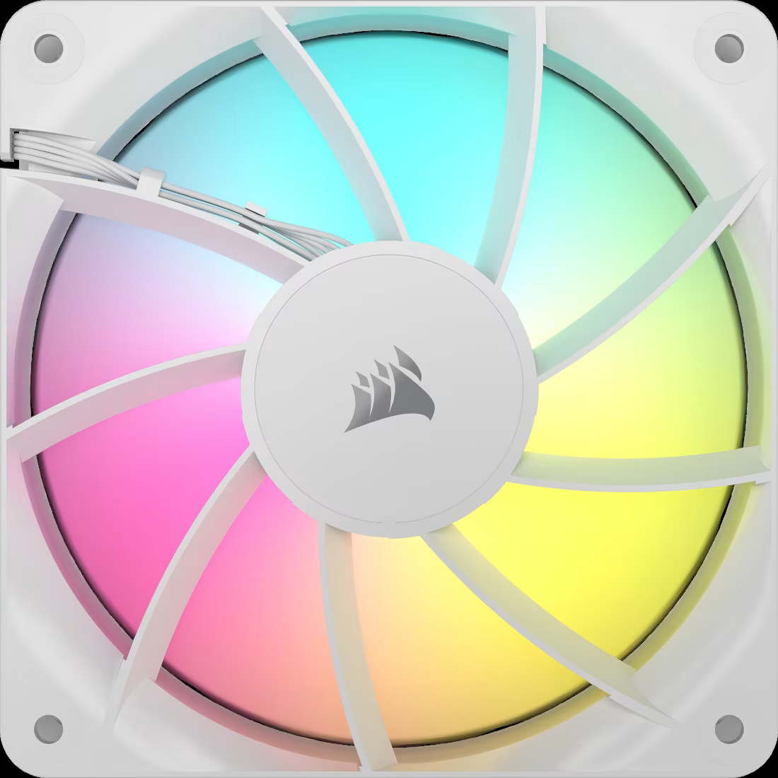 Corsair RS120 ARGB 120mm Case Fan (Single Pack) (White) Corsair