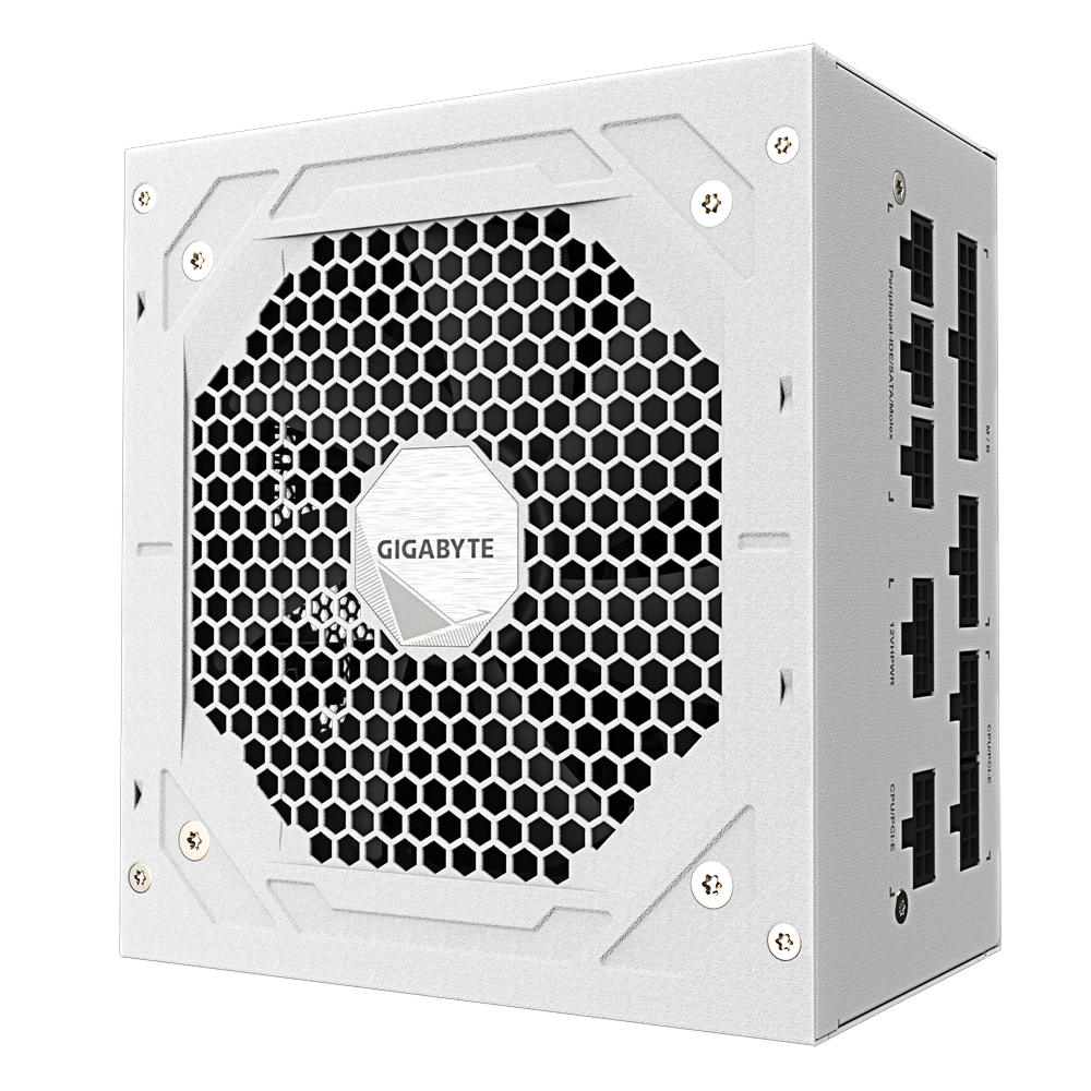 Gigabyte UD850GM PG5 ATX 3.0 850 Watt 80 Plus Gold Fully Modular (White) modxcomputers